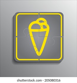 icon from puzzles ice cream
