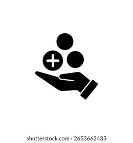Icon a quantity, isolated against a clean background.