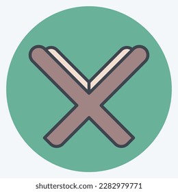 Icon Quran 2. related to Eid Al Fitr symbol. islamic. ramadhan. simple illustration