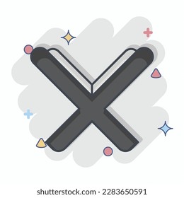 Icon Quran 2. related to Eid Al Fitr symbol. islamic. ramadhan. simple illustration
