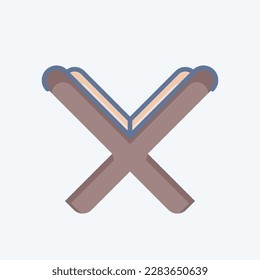 Icon Quran 2. related to Eid Al Fitr symbol. islamic. ramadhan. simple illustration
