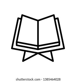 Icon quran islamic muslim holy book. Ramadan Kareem.