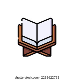 Symbol Quran-Tabelle Ramadan und Islamischer Oid