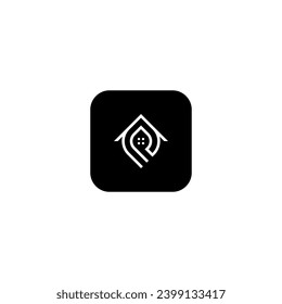 icon r home modern, simple, abstract