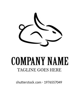 icon rabbit simple design.
rabbit logo for your company