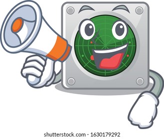 An icon of radar having a megaphone