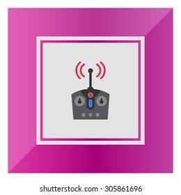 Icon of radio remote control