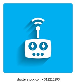 Icon of radio remote control