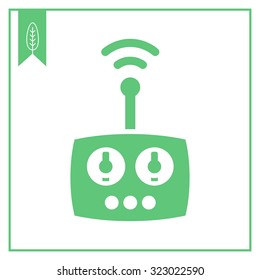 Icon of radio remote control