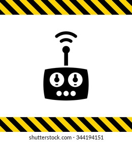 Icon of radio remote control