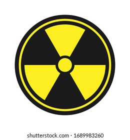 Icon Radioactivity Radioactive Material Danger Risk Stock Vector ...