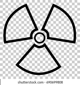 Icon : Radioctive, at Transparent Effect Background
