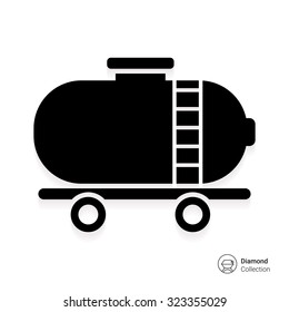 Icon of railroad tank wagon