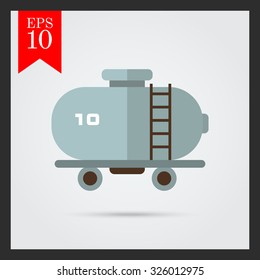 Icon of railroad tank wagon