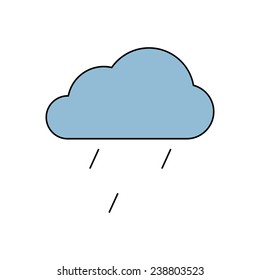 icon of rain