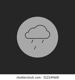 icon of rain