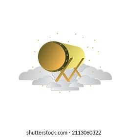 icon for ramadan and ied al fitr is mean moeslim icon and backgrond