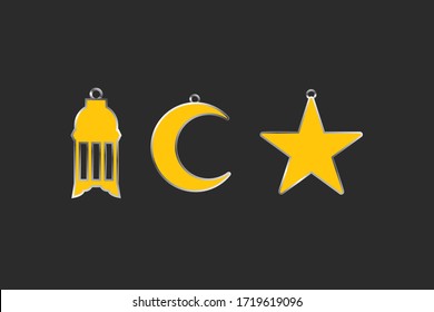 icon of ramadan kareem set