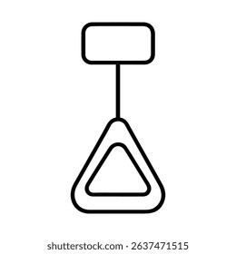 icon Rand Climber on white background vector
Vector line icon rock climbing, mountaineering, tourism