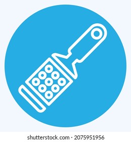 Icon Rasp 2 - Blue Eyes Style - Simple illustration, Editable stroke, Design template vector, Good for prints, posters, advertisements, announcements, info graphics, etc.