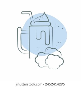 Icon Raspberry. related to Healthy Food symbol. Color Spot Style. simple design illustration