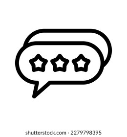 chat de clasificación de iconos. archivo editable y color, ilustración de icono vector