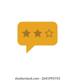 Icon of Rating Tool Representing Star Level, User Judgment, Quality Opinion, Digital Review, and Satisfaction Insight Display