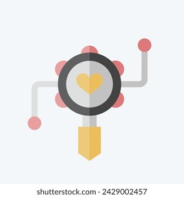 Icon Ratlle. related to Kindergarten symbol. flat style. simple design editable. simple illustration