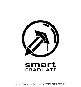 Icon Reaching the Best for University Graduate logo design inspiration