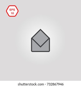 icon read letter