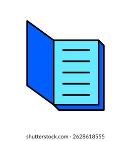 Symbol eine Lesung einzeln auf sauberem Hintergrund.