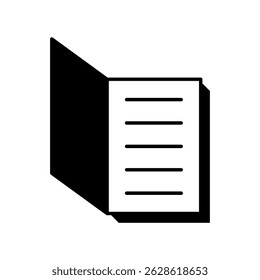 Symbol eine Lesung einzeln auf sauberem Hintergrund.