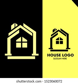 icon Real estate, Creative home, Abstract house, Building, Construction and Architecture Logo Vector Design 