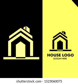 icon Real estate, Creative home, Abstract house, Building, Construction and Architecture Logo Vector Design 