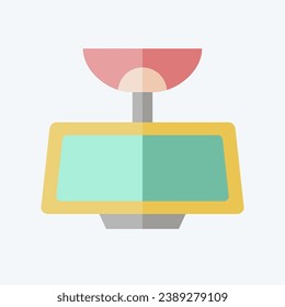 Icon Rear View Mirror. related to Car Parts symbol. flat style. simple design editable. simple illustration