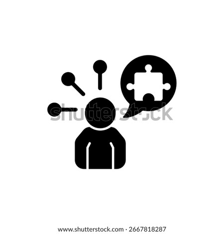 Icon a reasoning, isolated against a clean background.