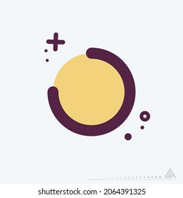 Registro de iconos - Modelo MBE - Ilustración simple, trazo editable, vector de plantilla de diseño, Buena para impresiones, carteles, anuncios, anuncios, gráficos de información, etc.