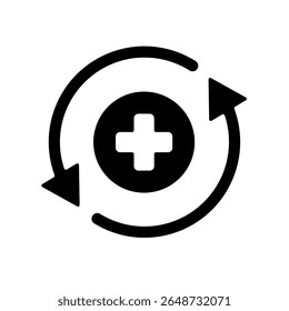 Icon a recover, isolated against a clean background.