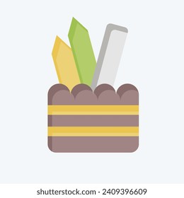 Icon Recyclable. related to Plastic Pollution symbol. flat style. simple design editable. simple illustration