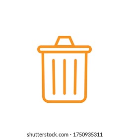 Icon recycle bin design template
