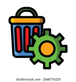 icon recycle and setting good for web and mobile apps