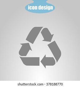 Icon  of recycling