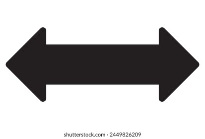 Icon red arrow direction on a white background