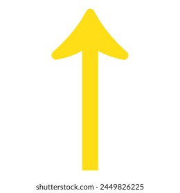 Icon red arrow direction on a white background