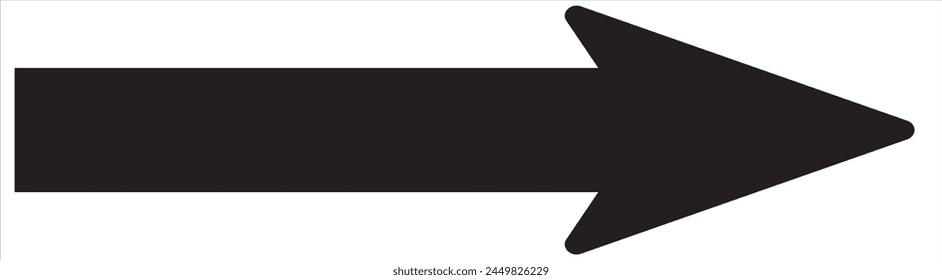 Icon red arrow direction on a white background