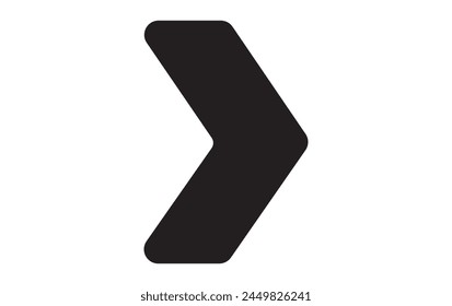 Icon red arrow direction on a white background