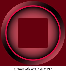 Icon red stop symbol