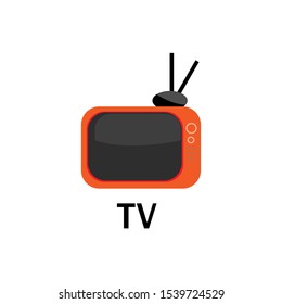 icon. red tv logo design, for the web