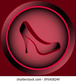Icon red women shoes