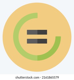 Icon Reduced Inequality. suitable for Community symbol. flat style. simple design editable. design template vector. simple symbol illustration